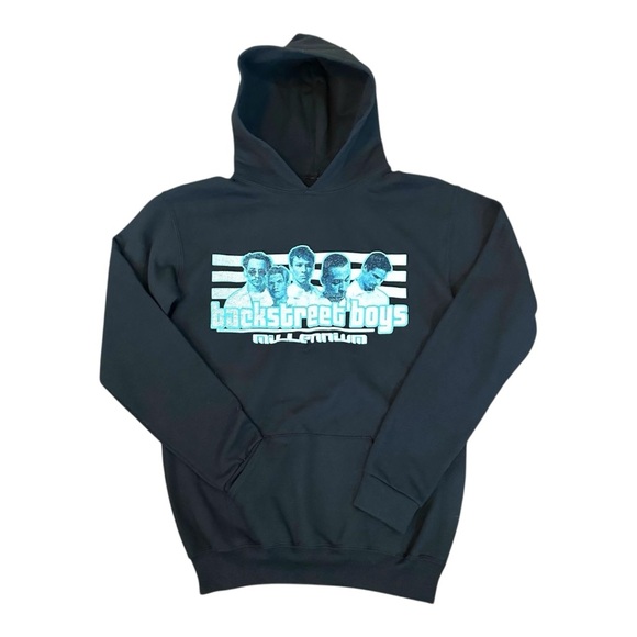 Backstreet Boys Other - Backstreet Boys Millennium Tour Graphic Hoodie Pullover Sweatshirt Black Y2K